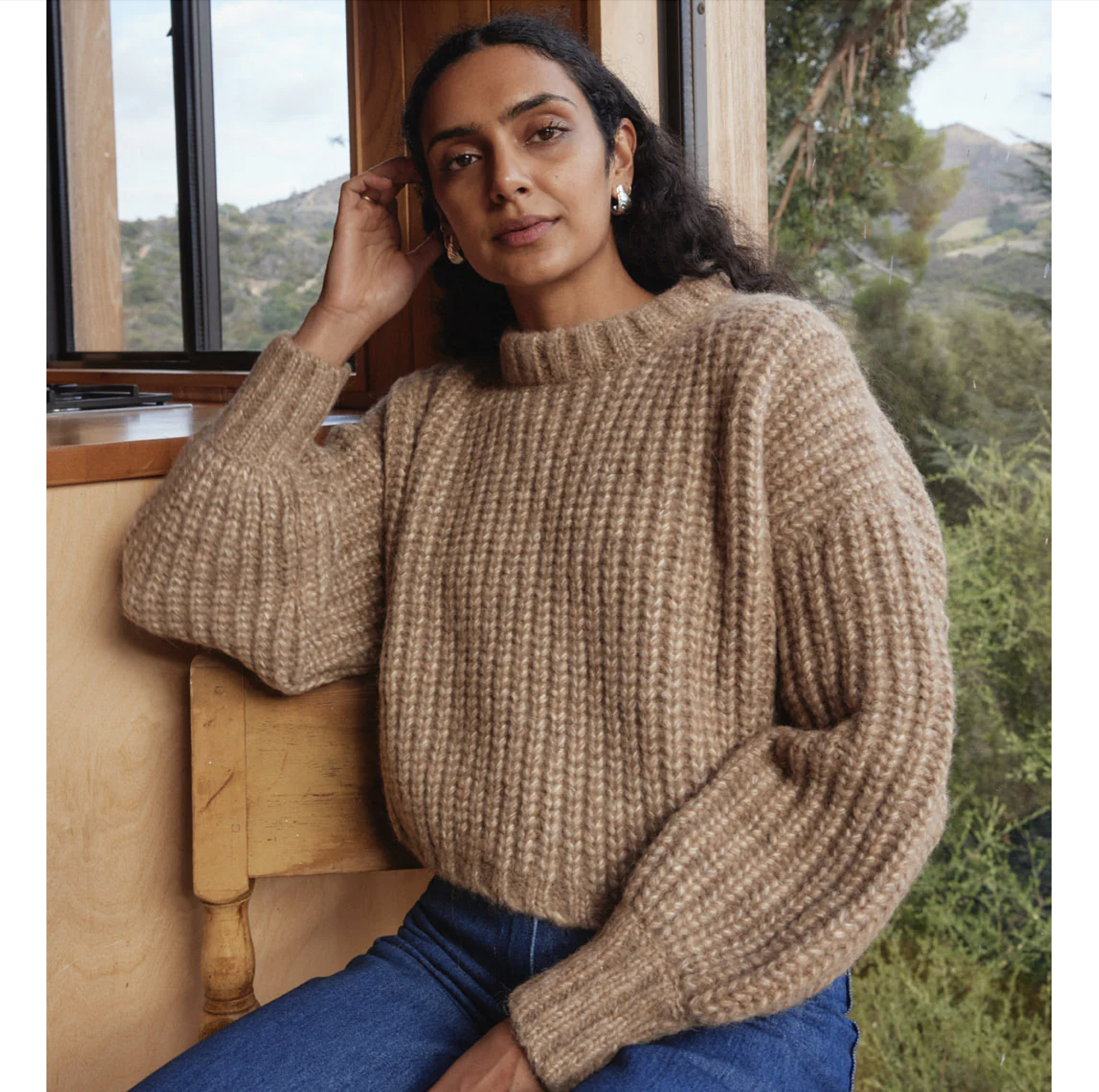 First rite crop crew on sale sweater